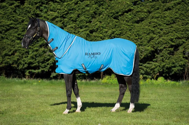 Rambo Dry Rug Supreme Blue/Black/White-2